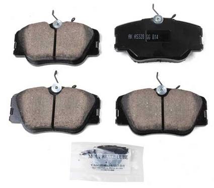 Mercedes Disc Brake Pad Set - Front 0024202320 - Akebono Euro Ultra-Premium EUR423